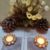 T-Light Holder (Set of 2) with 1 Coaster - Image 2