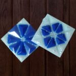 Coasters (Set of 2 Blue and White)