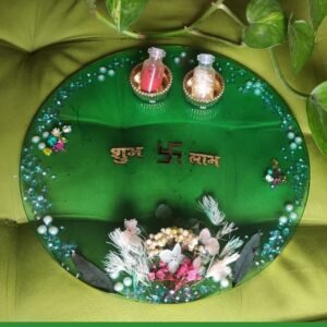 Puja Thali (Forest Green)