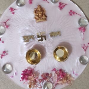 Puja Thali (Light Pink)