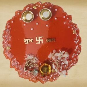 Puja Thali (Red)